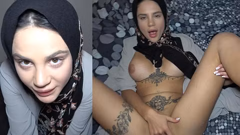 Ev boş olunca türbanlı üvey kız kardeşim rahat durmuyor